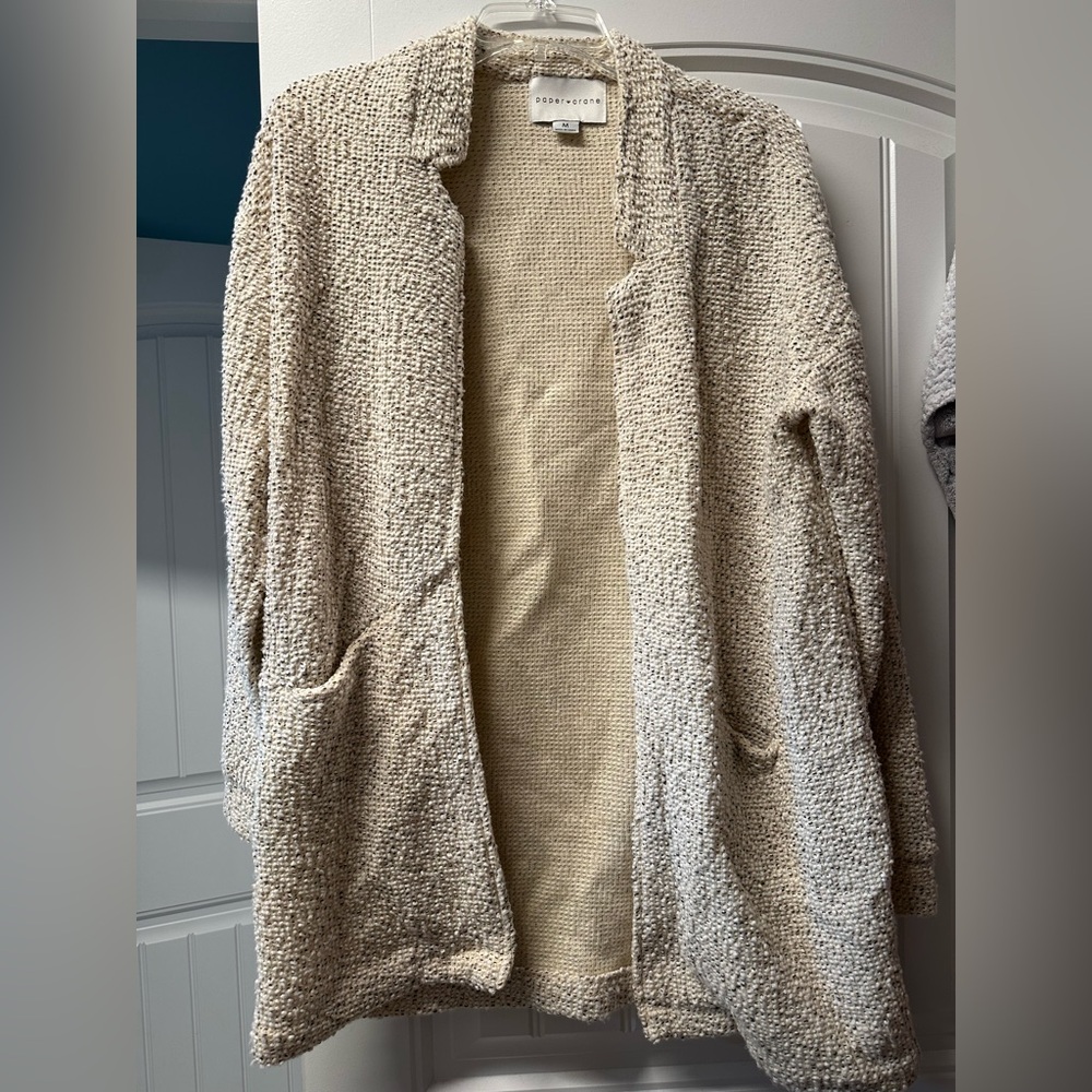 Cozy Textured Open Front Cardigan
